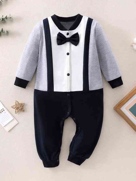 

baby bow front colorblock 2 in 1 jumpsuit she, Blue