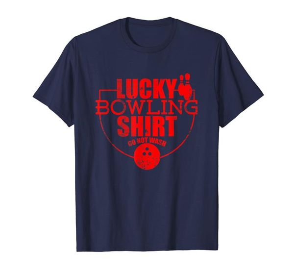 

men's t-shirts lucky bowling tshirt funny gift for bowlers t-shirt, White;black