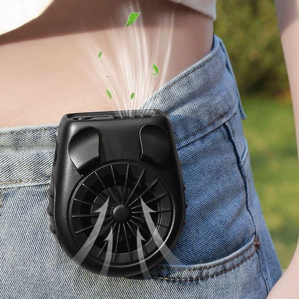 

electric fans yam 1pc portable handscooling fan mini clip waist usb rechargeable air cooler for indoor outdoor travel use