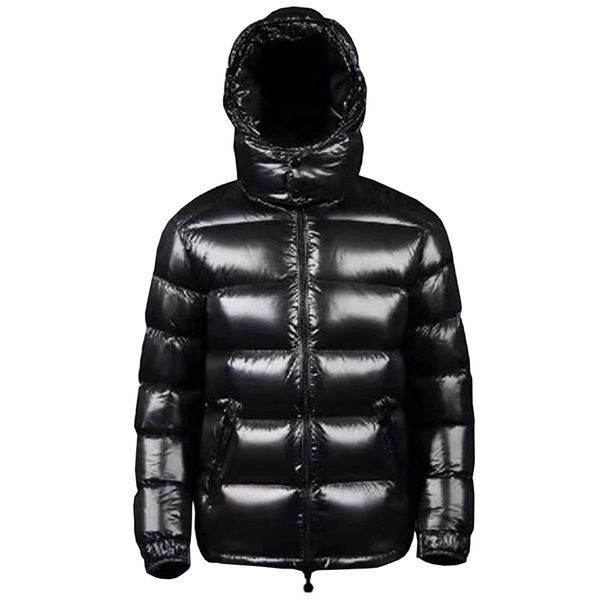 

90% white duck down brand coat men winter parka thick warm outwear s plus size jacket 211110, Black