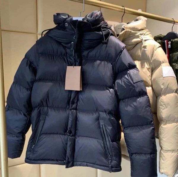 

fedex ship mens jacket parka men women designer classic down jackets coats outdoor warm feather winter clothing doudoune homme coat outerwea, Black