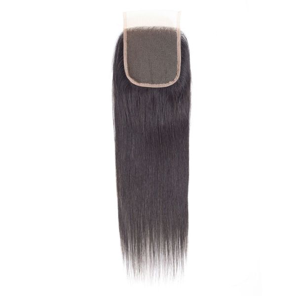 

wholesale closures brazilian virgin hair bundles with closures straight natural black 4x4 lace closures 18inch 20inch