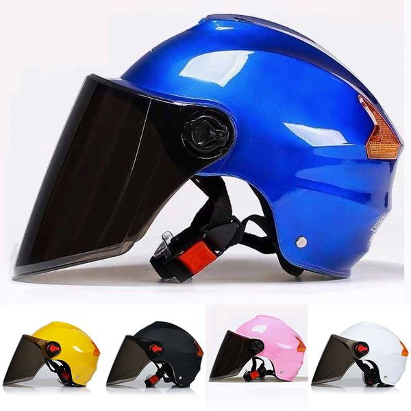 

motorcycle helmets cycling electric bicycle motocross helmet men women summer half helmet scooter motobike safety protective cap
