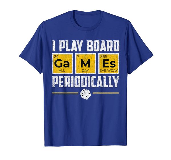 

board games periodically tshirt gamer science lover tee gift, White;black