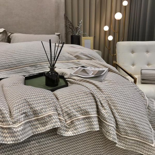 

bedding sets drop winter soft warm textured supplies luxury pure cotton duvet cover sheet four-piece set king size