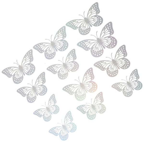 

fridge magnets 48pcs hollow-out 3d butterflies wall stickers self-adhesive decals