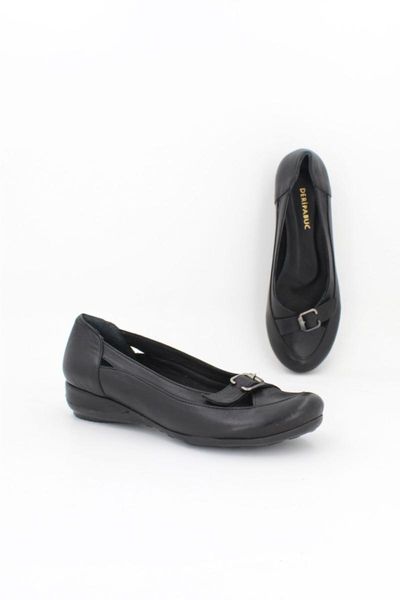 

sandals genuine leather black women's ballerina