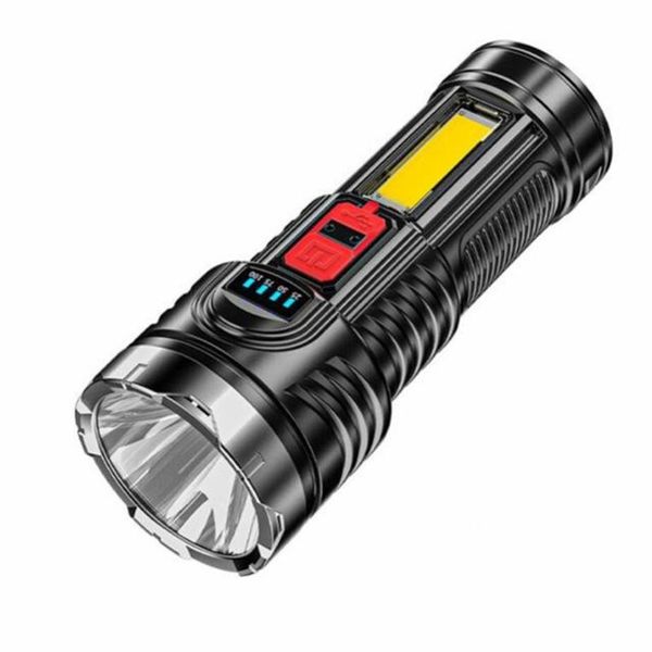 

flashlights torches usb rechargeable mini portable built-in battery waterproof