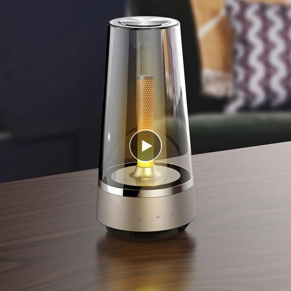 

5w fstenpus candle light with bluetooth speaker lights atmosphere light breathing lamp for your phone speakers table lamps