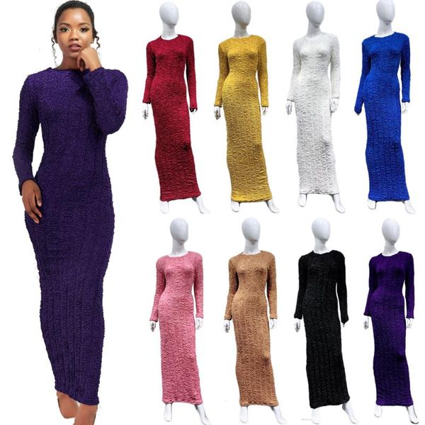 

ethnic clothing muslim women ladies long dress maxi sheath bodycon jersey gown abaya pencil kaftan islam party robe jilbab solid color, Red