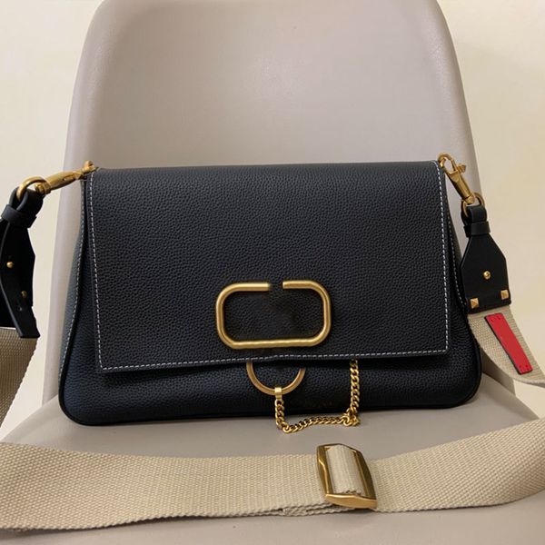 

women crossbody handbag calf grain leather handbag retro shoulder bag zipper patch bag ladies plid bag magnetic buckle high quality