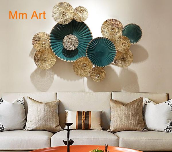 

decorative objects & figurines european-style wall decoration living room background hangings iron