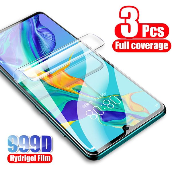 

lx brand 3pcs hydrogel protective film for huawei p30 p40 p20 lite mate 10 20 pro screen protector for huawei p30 p20 p40 pro lite film