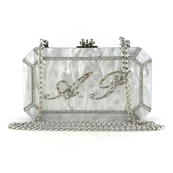 

evening bags oc4211 women bag custom name 2021 design clutch acrylic purse