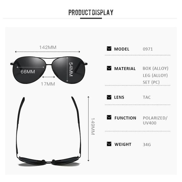 

travelling glasses polarized sunglasses classic case eyewear aviation with sun wholesale driving party pilot mens fondyi uv400 nuwlq mmwcu, White;black