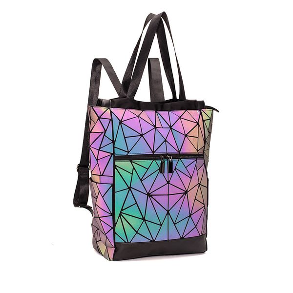 

handbag laser folding backpack leisure travel large capacity mountaineering computer lingge geometry bag