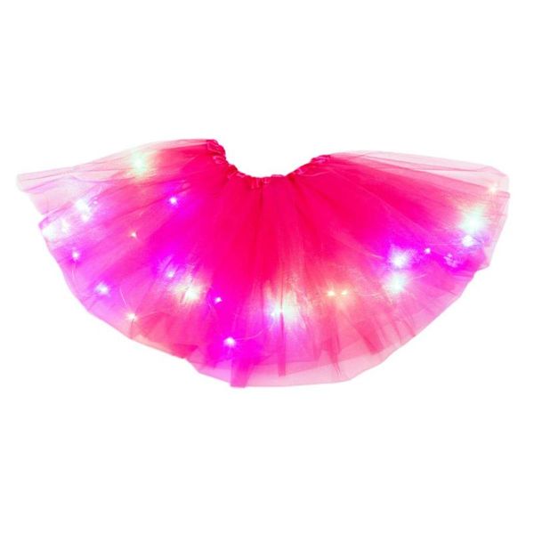 

light up pettiskirt ballet kids girls baby tutu skirt spodniczka fancy costume mesh born gir gonna bimbal skirts