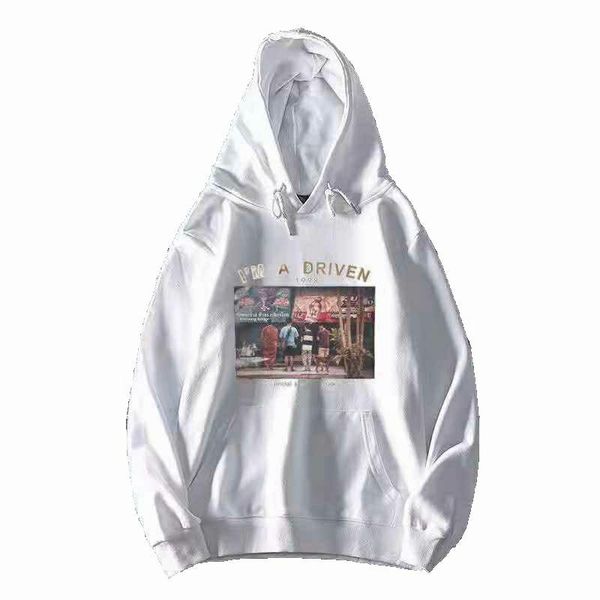 

men's hoodies & sweatshirts 2021 autumn and winter hoodie fashion printing, Black