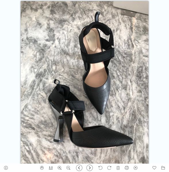 

2021 good quality fashion women luxurys designers shoes designer sandals womens luxury high heels sandal dress shoess with box size 35-41 -m, Black