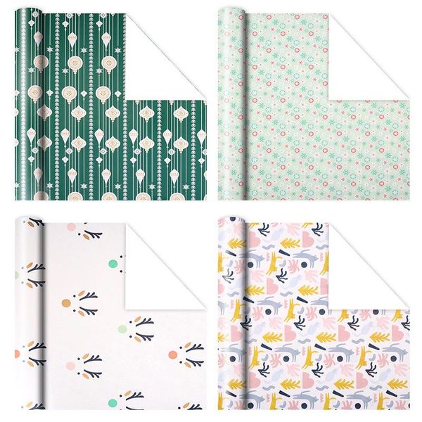 

other arts and crafts 10pcs gift wrapping paper christmas box decoration papers year