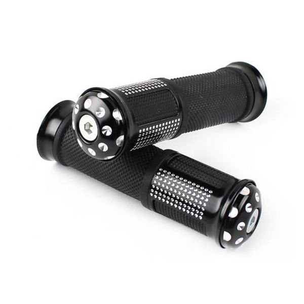 

handlebars pair 22mm rubber porous carved motorcycle handle grips for dirt bike pit motocross hand