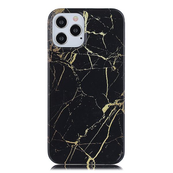 

fashionable and simple mobile phone cases iphone protective case black gold marble