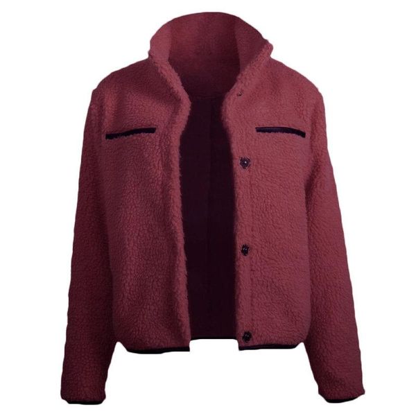 

women's jackets autumn and winter lamb wool european american granular suede fur plush jacket, Black;brown