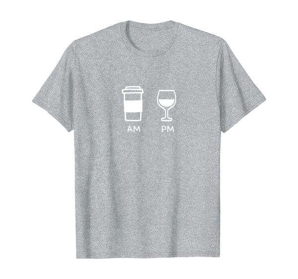 

Big and Tall Am To Pm Coffee Wine Cocktail Mojito Rum Coke T-Shirt, Mainly pictures