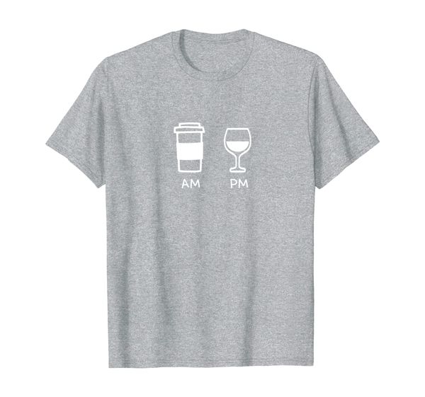 

Big and Tall Am To Pm Coffee Wine Cocktail Mojito Rum Coke T-Shirt, Mainly pictures