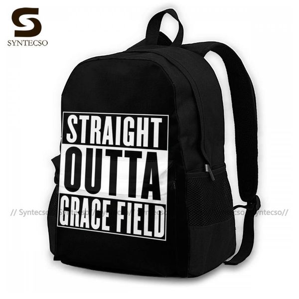 

the promise neverland backpacks youth large novelty backpack polyester fitness bags