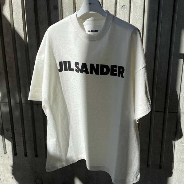 

poison house correct version weighs 300g jil letters simple printing short sleeve t-shirt loose men's and women's oversize half sl, White;black