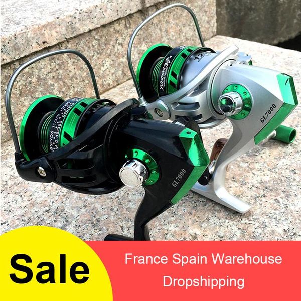 

baitcasting reels yumoshi latest fishing reel all metal spool 12bb ball bearing rotary roll gl:1: left/right gear