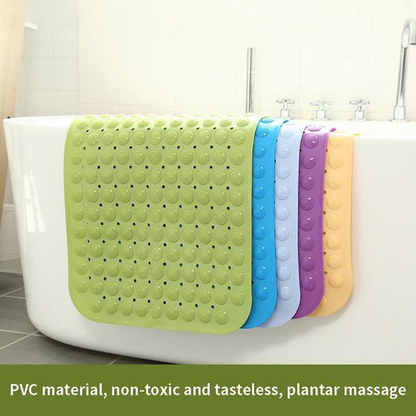 

bath mats self-priming silicone bathroom foot massage cushion non-slip pad