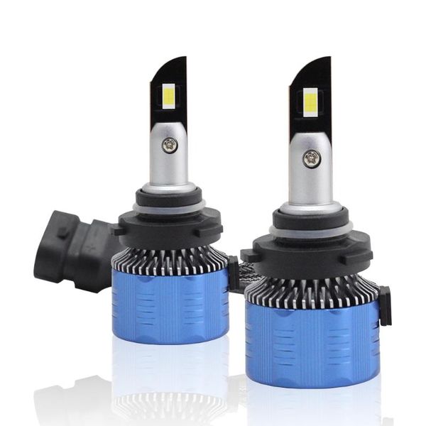 

car headlights 1pair led headlight bulb zes-1860 super bright 9-30v 6500k 15000lm h1/h3/h4/h7/h11/9005/9006 high brightness ip67 waterproof