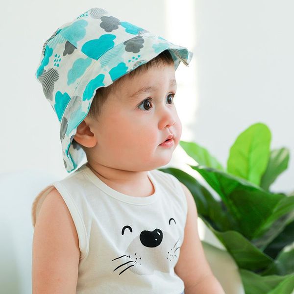 

caps & hats baby hat summer printing cap for boys and girls kids sun cartoon 6 months to 4 years, Yellow