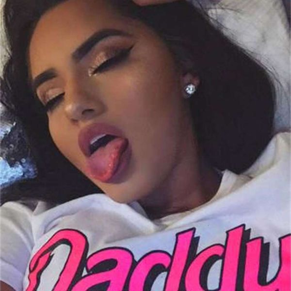 

new big pink black edge women's t-shirt, White