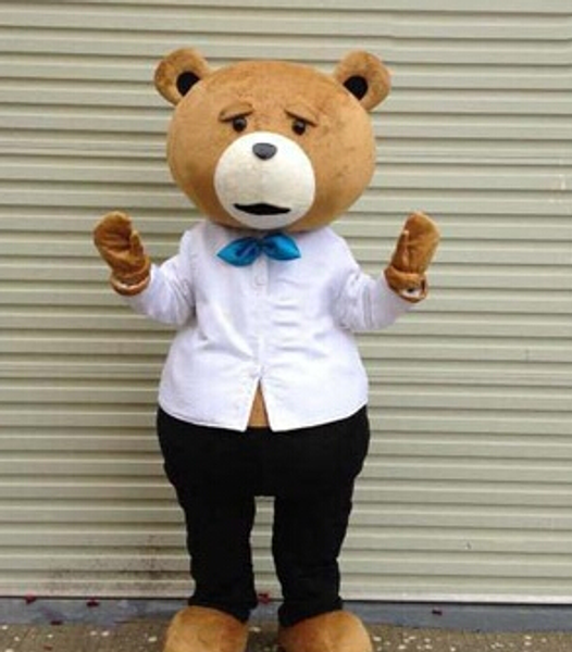

mascot costumes teddy bear mascot costume suits party game dress outfits clothing advertising carnival halloween xmas easter size, Red;yellow