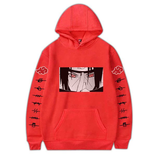 NA Hoodies Streetwear Hip Hop Hoodie Kazak NA Akatsuki Bulut Sembolleri Kleidung Weiche und lose Größe XS-4XL Y0816