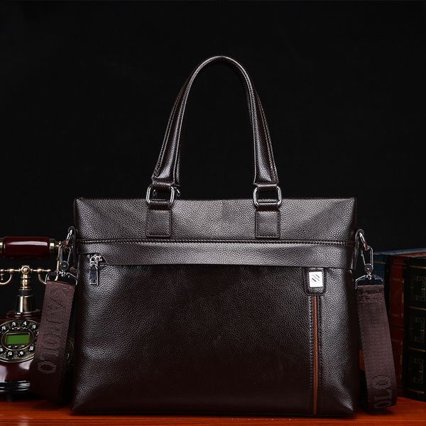 

briefcase style men's bag business leisure handbag one shoulder messenger