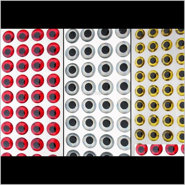 

270pc 8mm 3d fish eyes fly tying lure fishing eyes making craft chzcm wpyi3