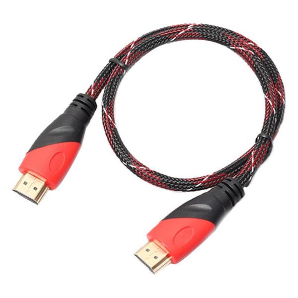 

audio cables & connectors deals gold-plated cable hd video dual-color mode red and black network 0.5m