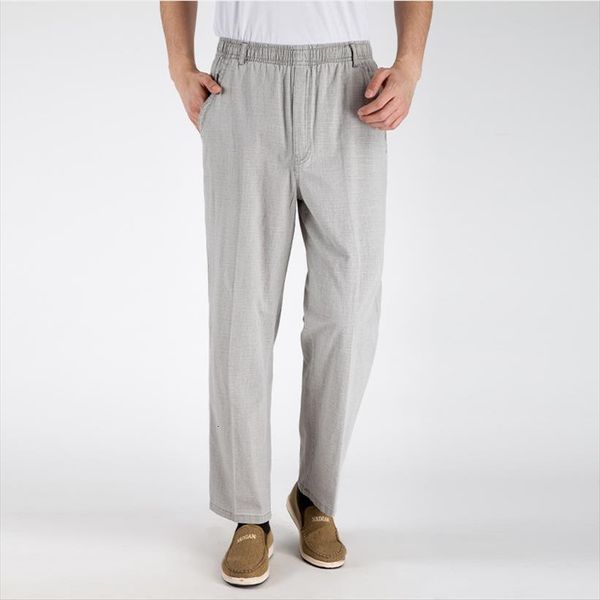 

arrival autumn and summer women pants style jeans tall waist plus size 5xl flax breathable loose mens trousers, Black