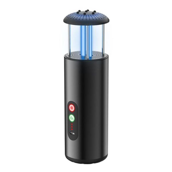 

car air freshener sterilization filter purifier ultraviolet ozone cleaner for odor smoke dust mold removal 3.7v
