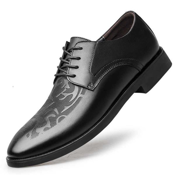 

tangzuo 6849 lace up leather sho, 38-46, black and brown