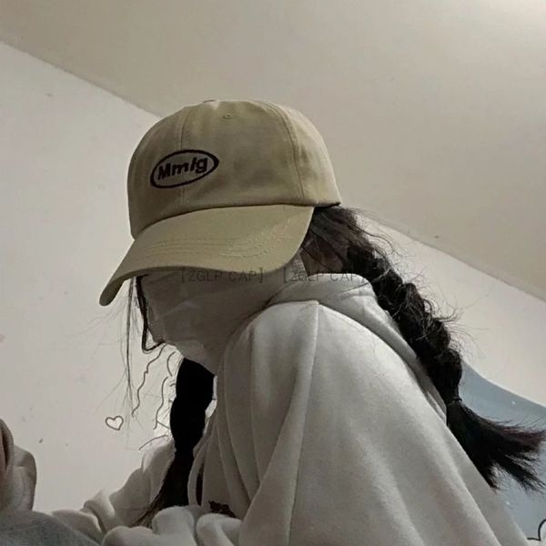 

korean fashion brand mmlg baseball cap female summer 1987 black peaked mens soft all-match casual sports cap children, Blue;gray
