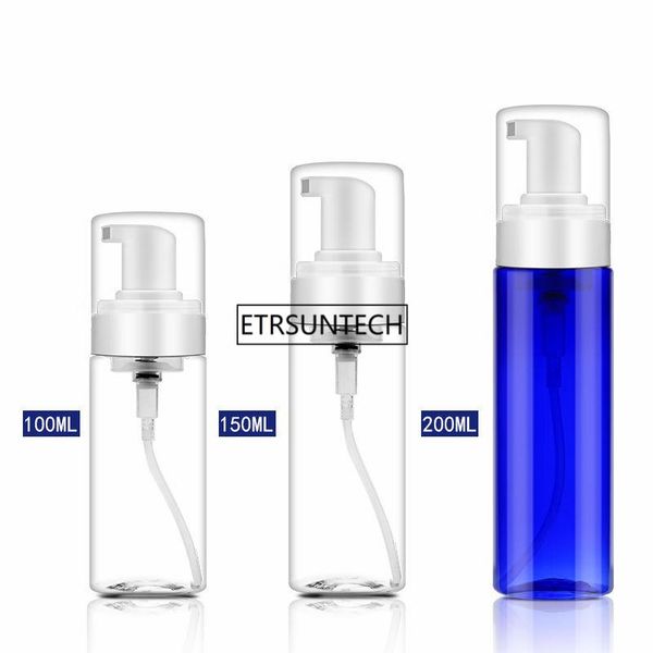 

storage bottles & jars 100ml/150ml/200ml foam bottle foaming refillable pump soap mouss liquid dispenser container cap f2126