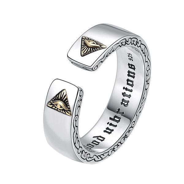 

personalized 925 sterling silver adjustable rings american european antique silver handmade vintage designer luxury jewelry