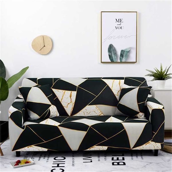 Kanepe Slipcovers Modern Elastik Kanepe Oturma Odası Için Kapakları Seksiyonel Köşe L-Şekli Sandalye Koruyucu Kanepe Kapak 1/2/3/4 Seater 211102