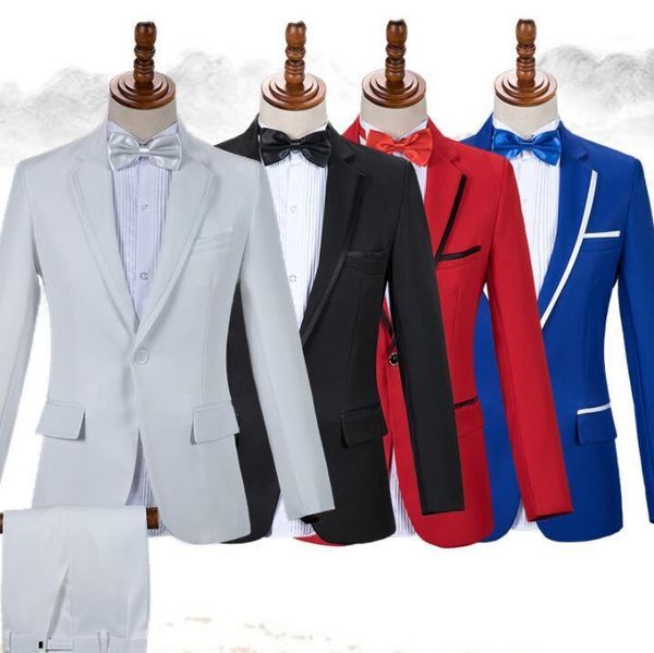 

men's suits & blazers black white clothes men designs masculino homme terno stage costumes for singers jacket blazer dance star style d, White;black