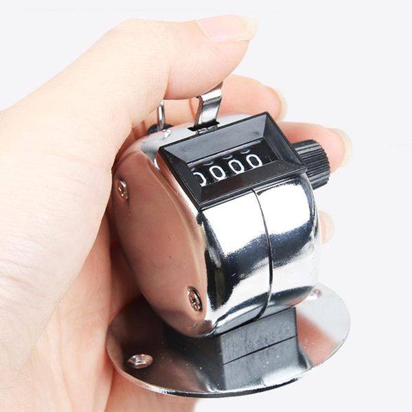 

4 digit number mini hand held tally counter manual counting golf clicker small mechanical training timer counter tools